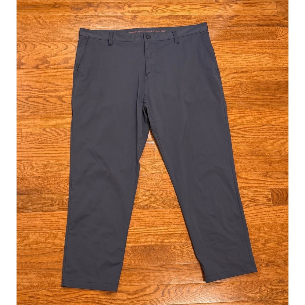Rhone Commuter Pants Slim Mens 38x26 Gray Blue Technical‎ Performance Golf Chino